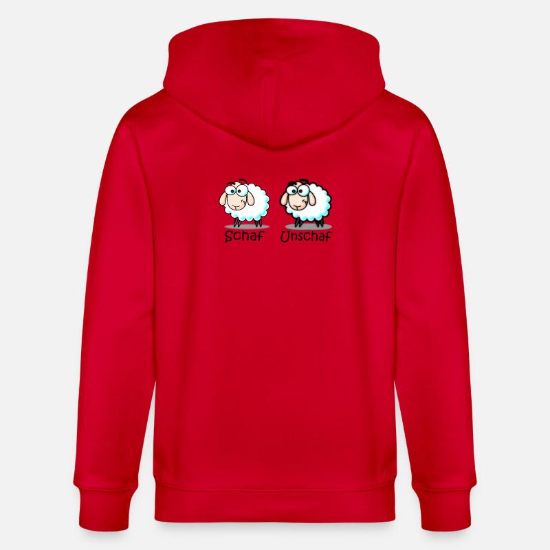 mouton - Veste à capuche bio CULTIVATOR Stanley/Stella Unisexe - rouge