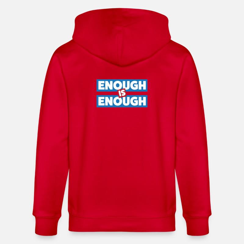 Trop c’est trop de déclaration audacieuse - Veste à capuche bio CULTIVATOR Stanley/Stella Unisexe - rouge