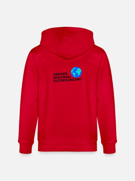 Went well again - Stanley/Stella CULTIVATOR  Unisex Organic Hooded Jacket - red