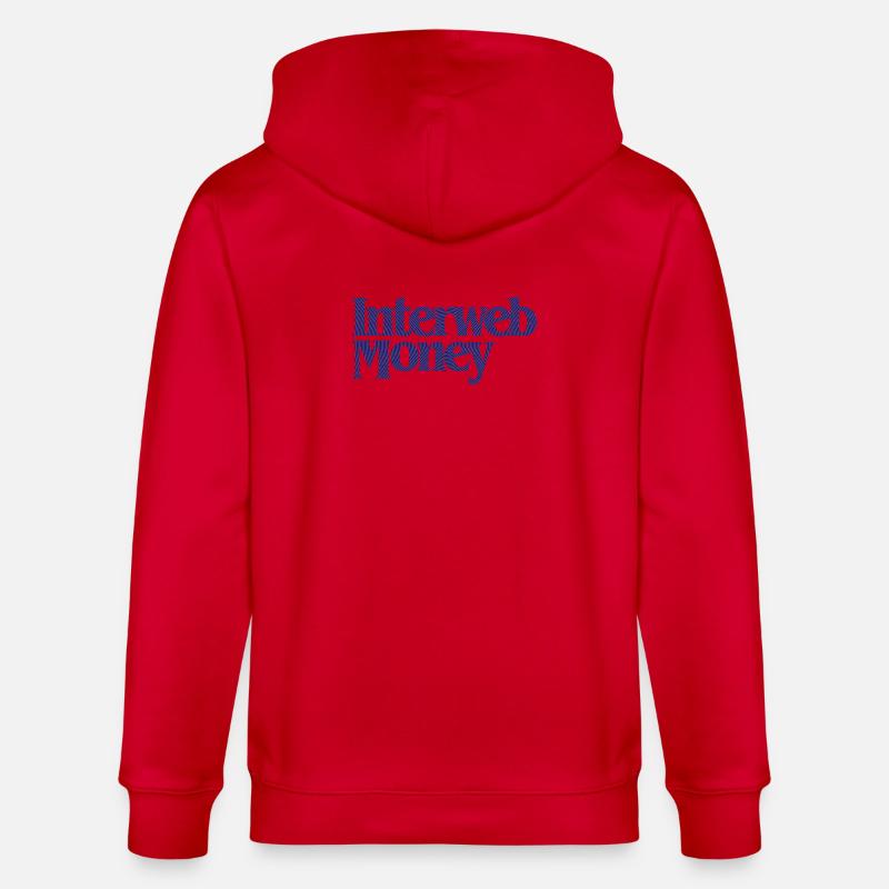 InterwebMoney - Stanley/Stella Unisex Bio-Kapuzenjacke CULTIVATOR  - Rot