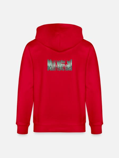 Kunstrad, Kunstradfahren, Hallenradsport - Stanley/Stella Unisex Bio-Kapuzenjacke CULTIVATOR - Rot