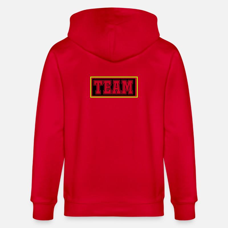 Équipe - Veste à capuche bio CULTIVATOR Stanley/Stella Unisexe - rouge