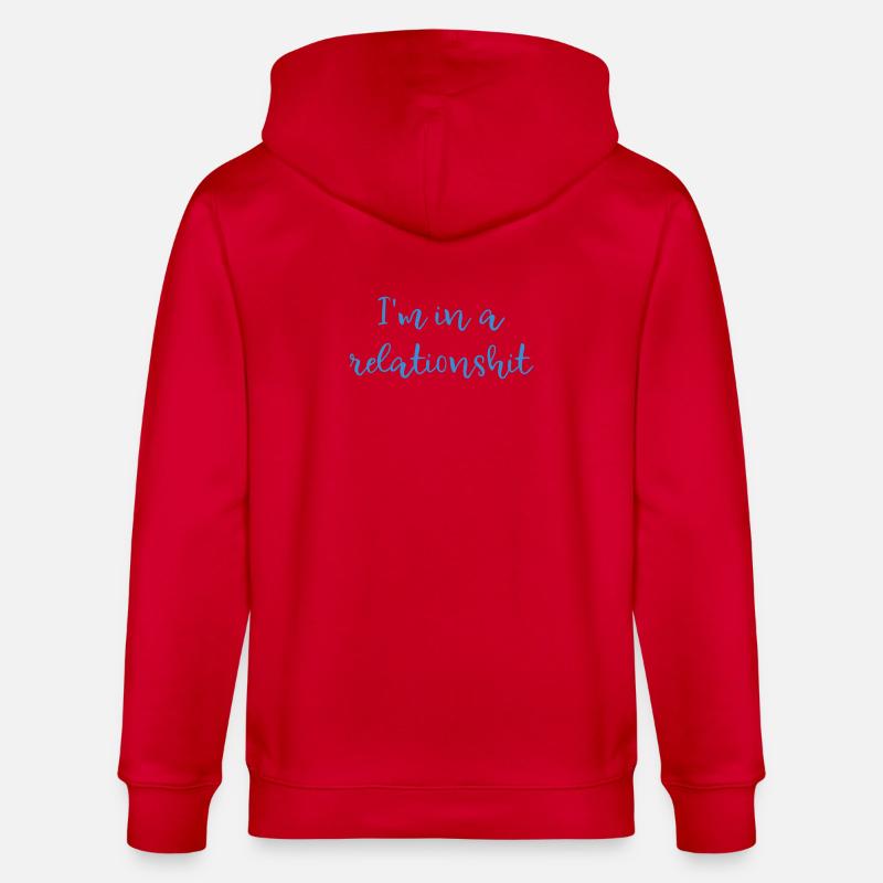 Je suis dans un problème relationnel - Veste à capuche bio CULTIVATOR Stanley/Stella Unisexe - rouge