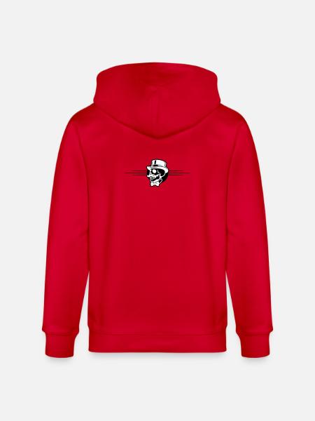 Groom Skeleton - Stanley/Stella CULTIVATOR  Unisex Organic Hooded Jacket - red