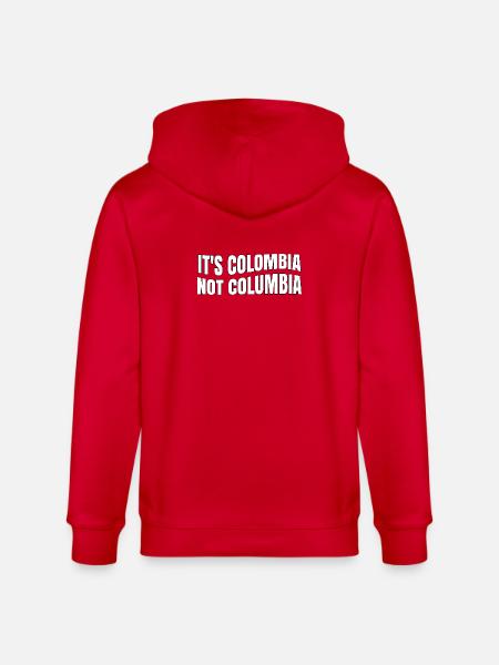 Colombie Pas Colombie Drapeau colombien Colombie - Veste à capuche bio CULTIVATOR Stanley/Stella Unisexe - rouge