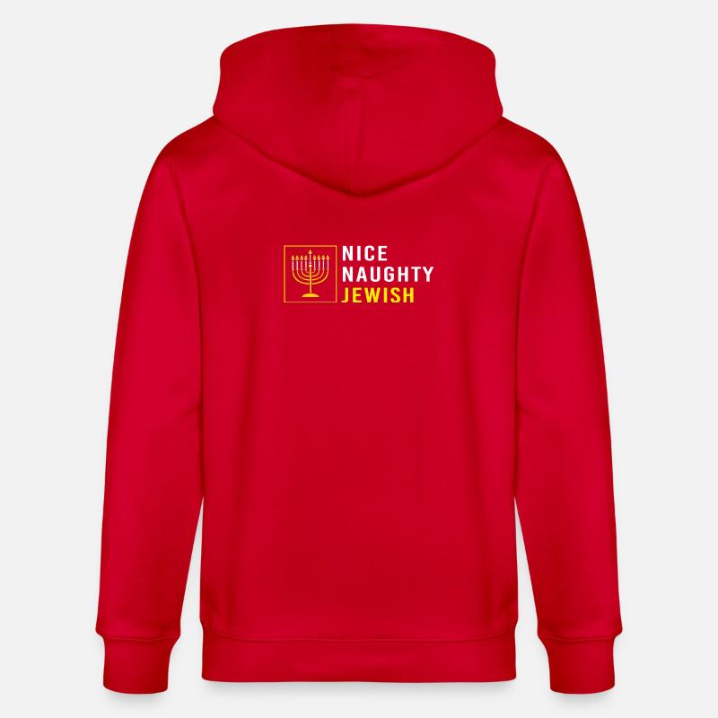 Hanoukka Hanoukka Hanoukka - Veste à capuche bio CULTIVATOR Stanley/Stella Unisexe - rouge