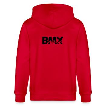 Maillot de cascade BMX pour les fans de freestyle - Veste à capuche bio CULTIVATOR Stanley/Stella Unisexe - rouge - Dos - Anna (173cm)