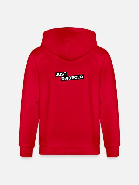 Just divorced - Stanley/Stella CULTIVATOR Unisex Organic Hooded Jacket - red