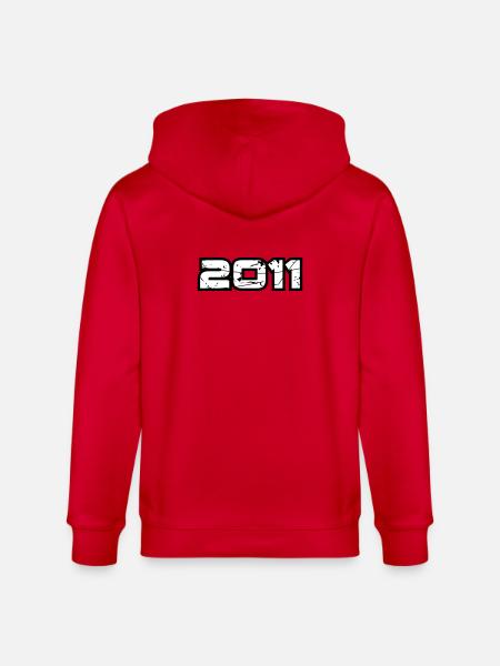 2011 - Stanley/Stella CULTIVATOR Unisex Organic Hooded Jacket - red