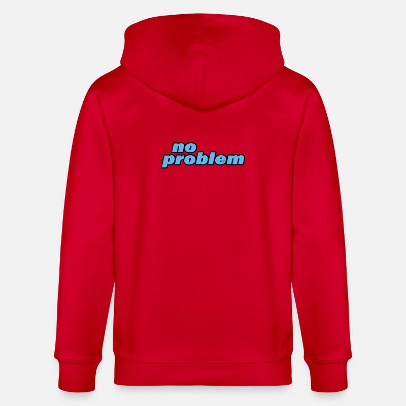 NO PROBLEM - Stanley/Stella Unisex Bio-Kapuzenjacke CULTIVATOR  - Rot