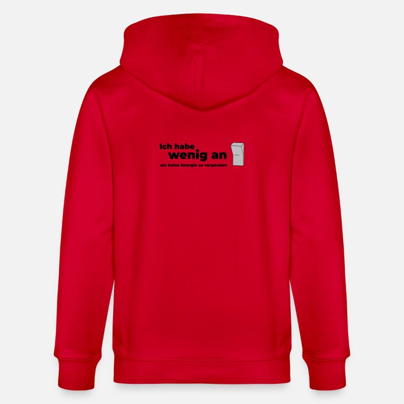WENIG AN - Stanley/Stella Unisex Bio-Kapuzenjacke CULTIVATOR  - Rot