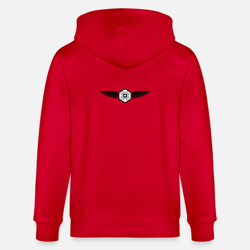 UAV PILOT - Stanley/Stella Unisex Bio-Kapuzenjacke CULTIVATOR - Rot