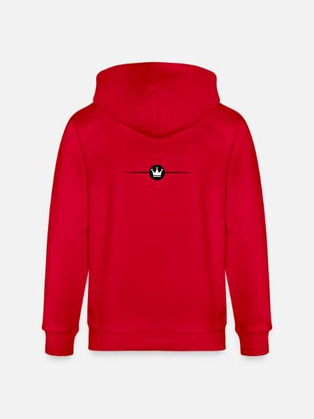 Krone Linie - Stanley/Stella Unisex Bio-Kapuzenjacke CULTIVATOR  - Rot