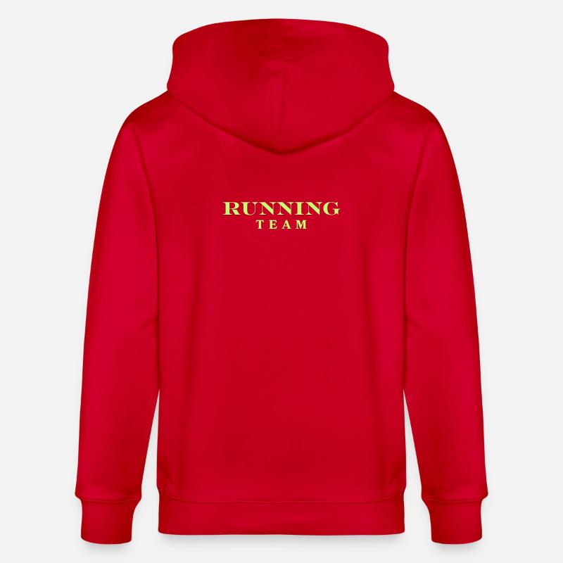 Équipe de course - Veste à capuche bio CULTIVATOR Stanley/Stella Unisexe - rouge