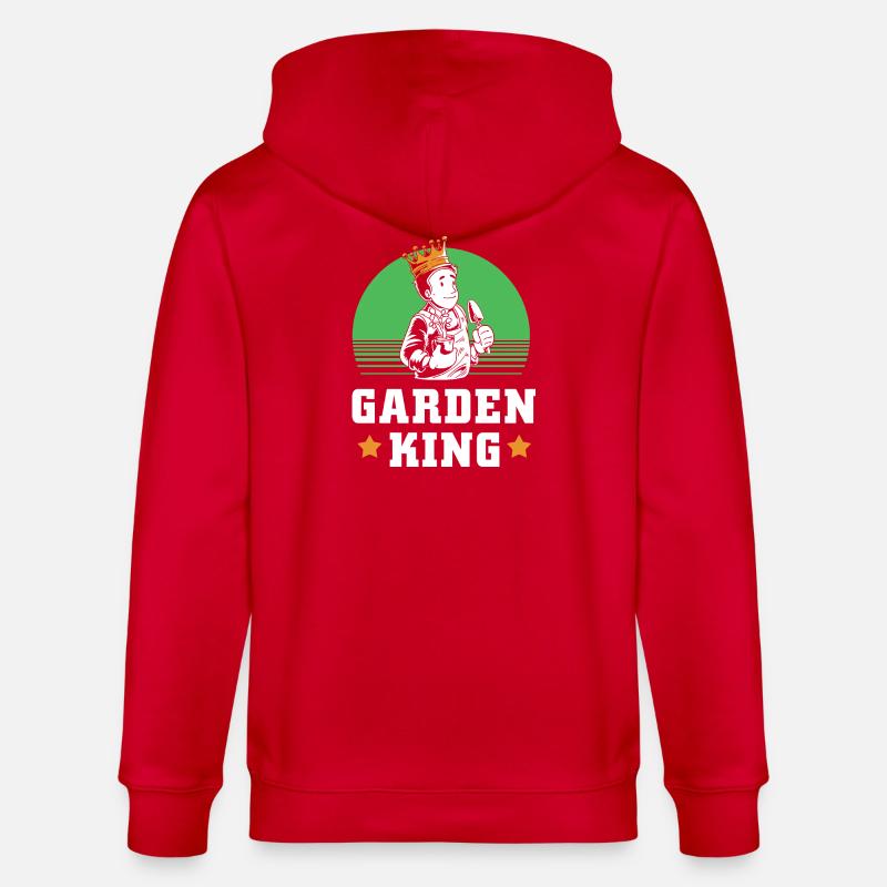 Cadeau de vers de compost - Veste à capuche bio CULTIVATOR Stanley/Stella Unisexe - rouge
