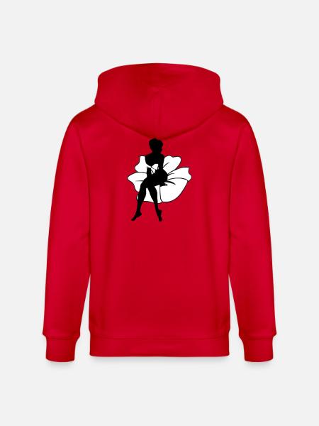 Mme Blume - Veste à capuche bio CULTIVATOR Stanley/Stella Unisexe - rouge