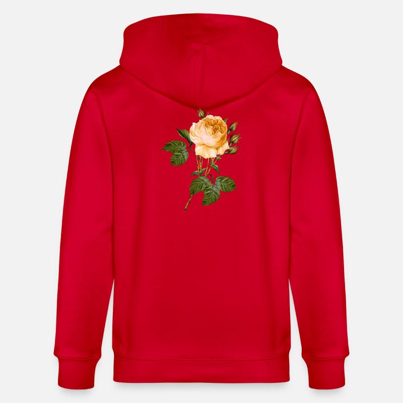 Blume - Stanley/Stella Unisex Bio-Kapuzenjacke CULTIVATOR - Rot
