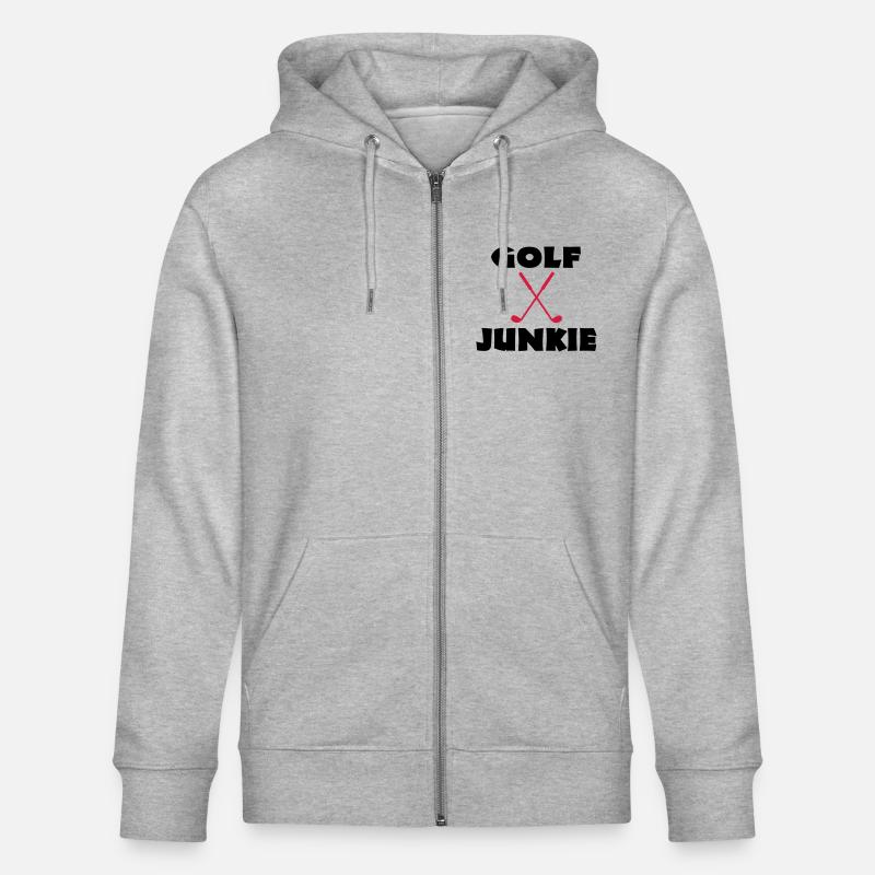 golf - Stanley/Stella Unisex Bio-Kapuzenjacke CULTIVATOR  - Grau meliert