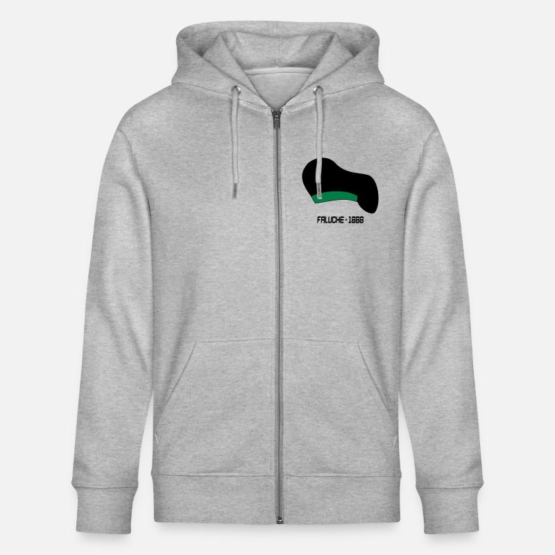 Faluche - Stanley/Stella Unisex Bio-Kapuzenjacke CULTIVATOR  - Grau meliert