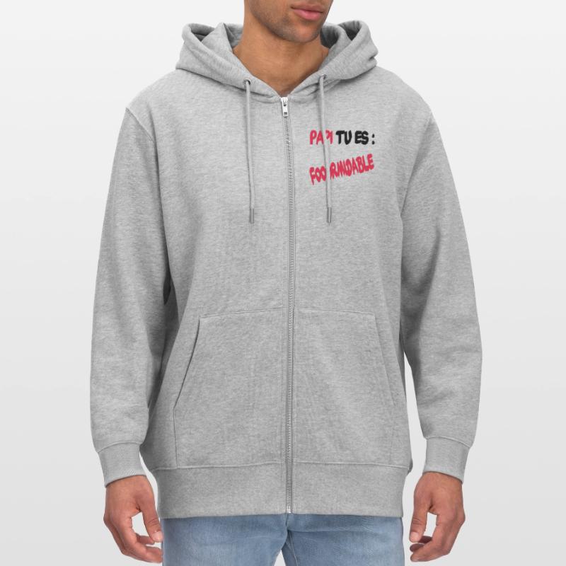 Papi tu es formidable Veste à capuche bio CULTIVATOR Stanley/Stella Unisexe