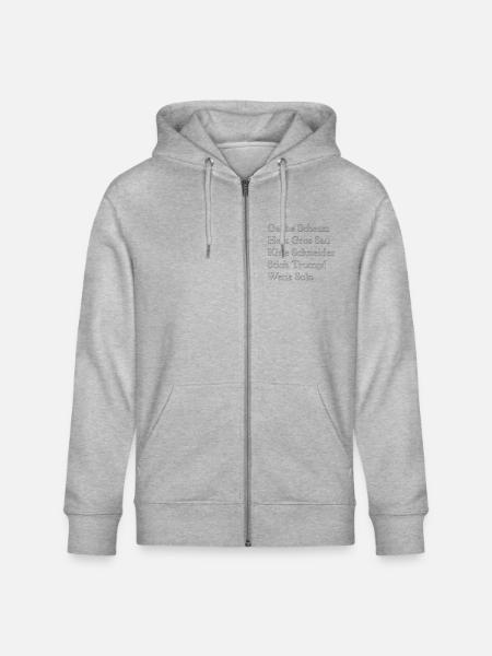 Schafkopf - Stanley/Stella Unisex Bio-Kapuzenjacke CULTIVATOR  - Grau meliert