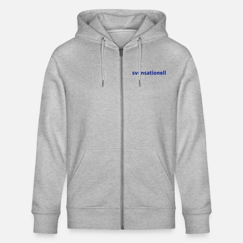 svensationell - Stanley/Stella Unisex Bio-Kapuzenjacke CULTIVATOR  - Grau meliert