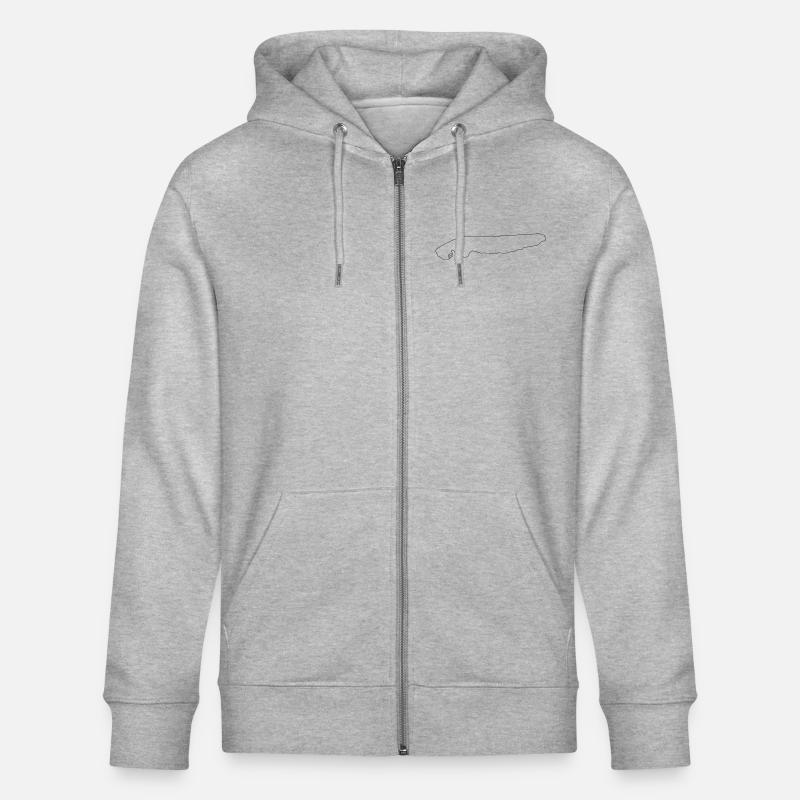 norderney - Stanley/Stella Unisex Bio-Kapuzenjacke CULTIVATOR  - Grau meliert