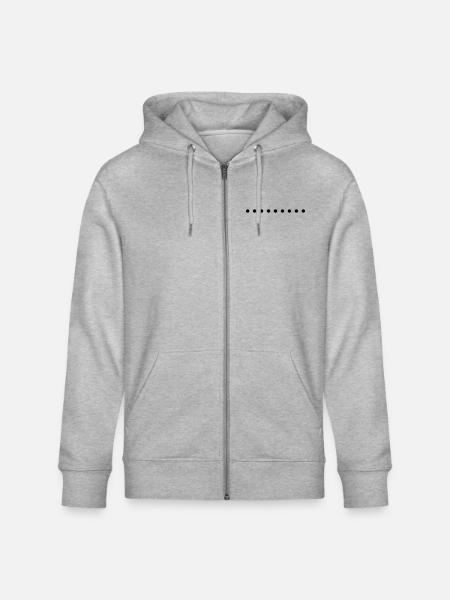 punkte - Stanley/Stella Unisex Bio-Kapuzenjacke CULTIVATOR - Grau meliert