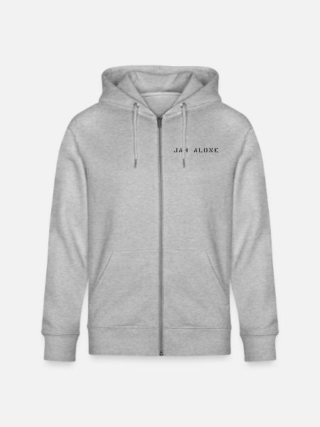 jahalone - Veste à capuche bio CULTIVATOR Stanley/Stella Unisexe - gris chiné