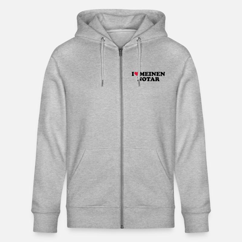 Notar - Stanley/Stella Unisex Bio-Kapuzenjacke CULTIVATOR  - Grau meliert