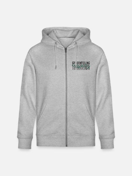 Gardenfeeling - Stanley/Stella Unisex Bio-Kapuzenjacke CULTIVATOR  - Grau meliert