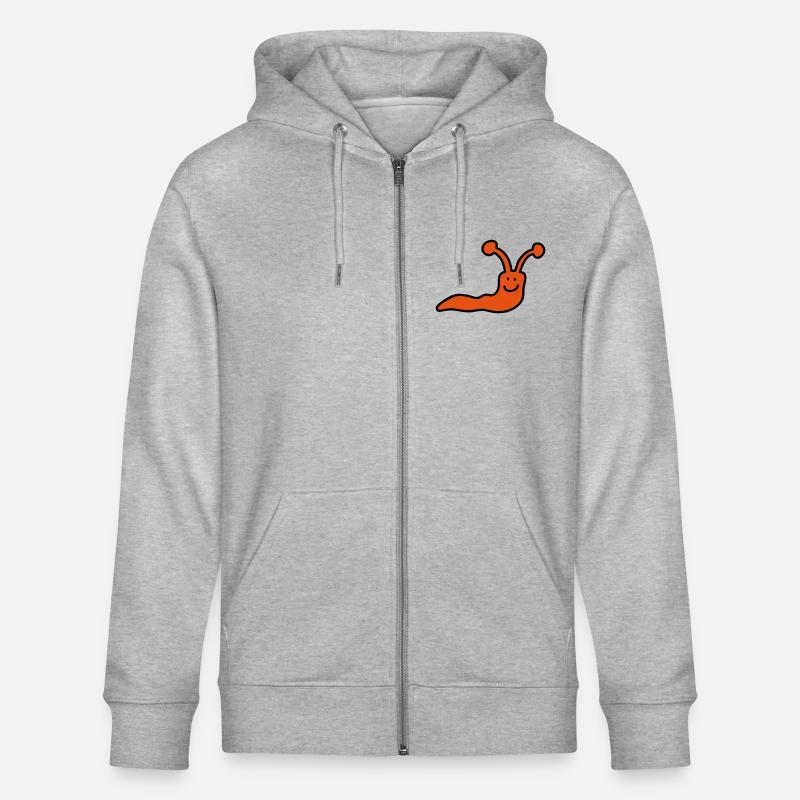 Worm - Veste à capuche bio CULTIVATOR Stanley/Stella Unisexe - gris chiné