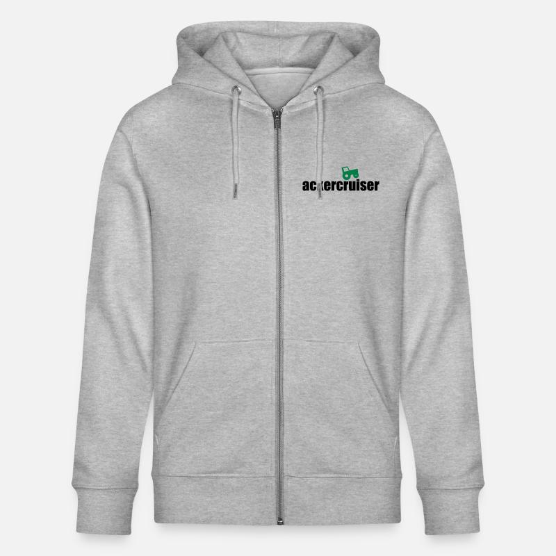 Ackercruiser - Stanley/Stella Unisex Bio-Kapuzenjacke CULTIVATOR  - Grau meliert