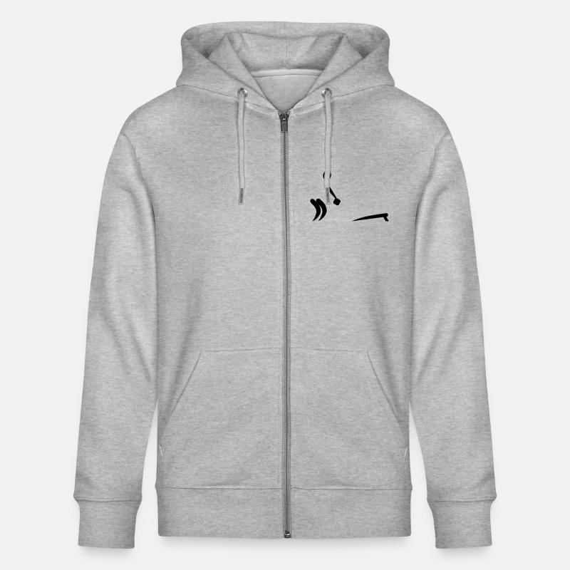 Cornhole - Stanley/Stella Unisex Bio-Kapuzenjacke CULTIVATOR  - Grau meliert