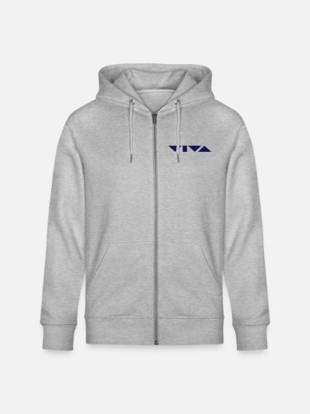VIVA - Stanley/Stella Unisex Bio-Kapuzenjacke CULTIVATOR - Grau meliert