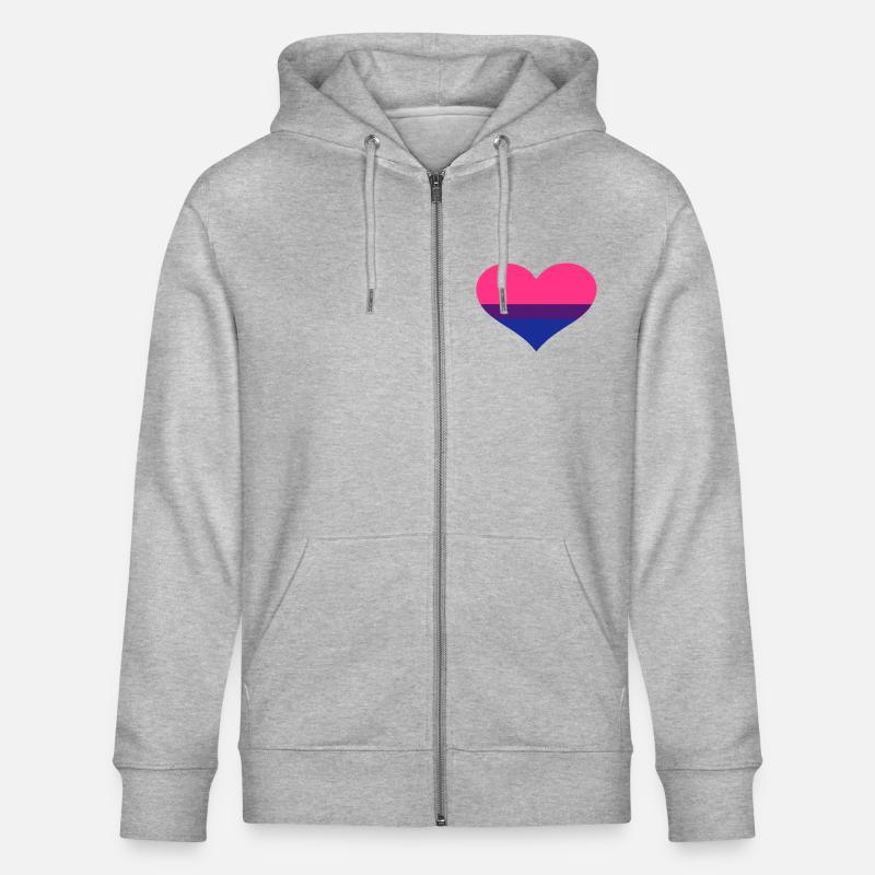 Bisexuel - Veste à capuche bio CULTIVATOR Stanley/Stella Unisexe - gris chiné