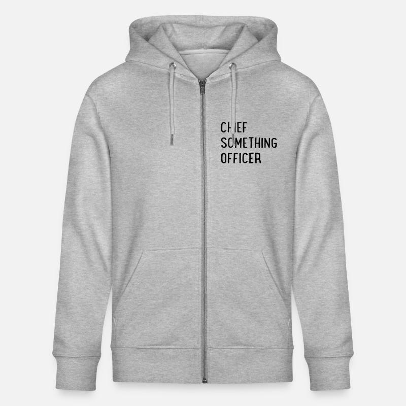 Chef de quelque chose - Veste à capuche bio CULTIVATOR Stanley/Stella Unisexe - gris chiné