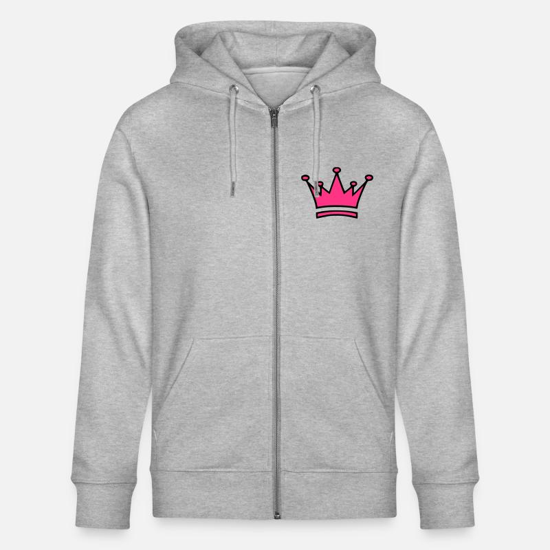 krone - Stanley/Stella Unisex Bio-Kapuzenjacke CULTIVATOR  - Grau meliert