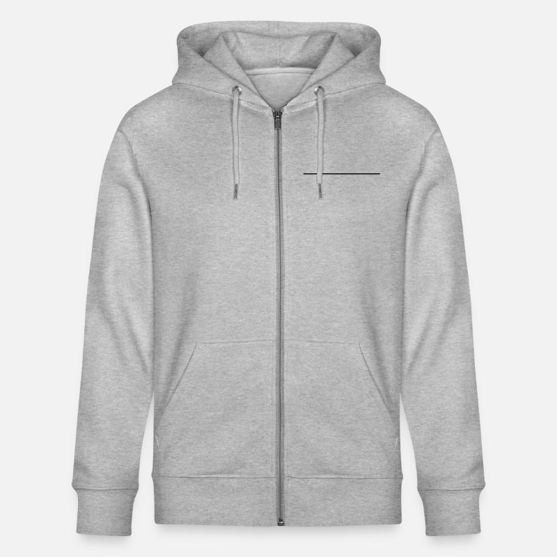Strich - Stanley/Stella Unisex Bio-Kapuzenjacke CULTIVATOR - Grau meliert