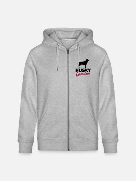 Husky - Stanley/Stella Unisex Bio-Kapuzenjacke CULTIVATOR  - Grau meliert
