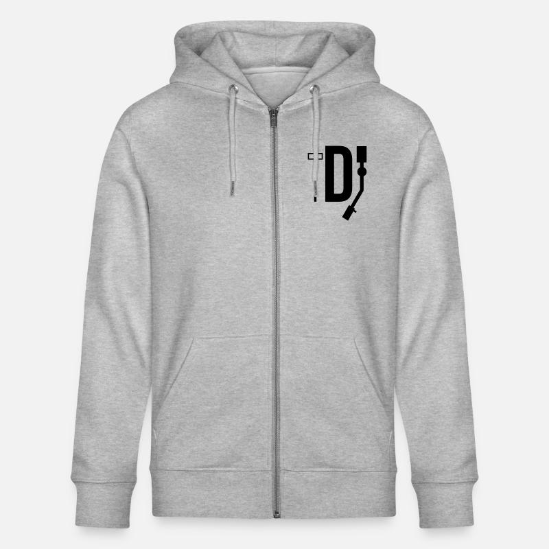 DJ - DEEJAY - Veste à capuche bio CULTIVATOR Stanley/Stella Unisexe - gris chiné