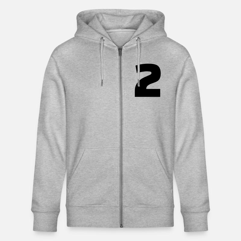 2 - Veste à capuche bio CULTIVATOR Stanley/Stella Unisexe - gris chiné