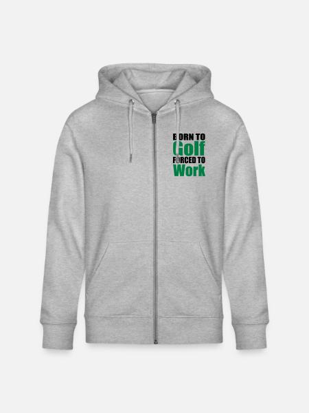 Golf - Stanley/Stella Unisex Bio-Kapuzenjacke CULTIVATOR - Grau meliert