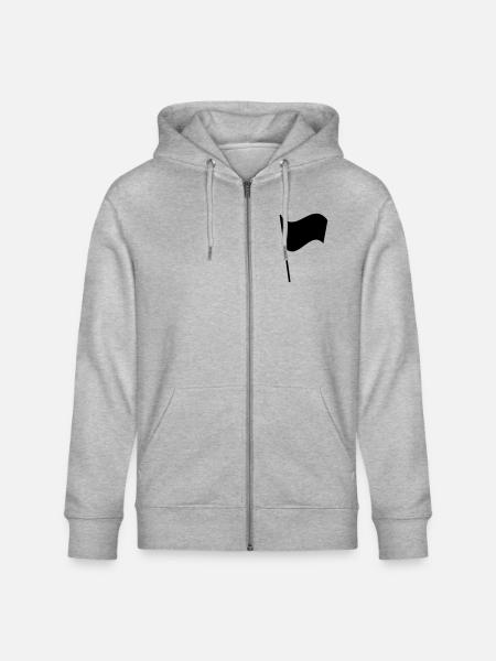 Flagge - Stanley/Stella Unisex Bio-Kapuzenjacke CULTIVATOR - Grau meliert