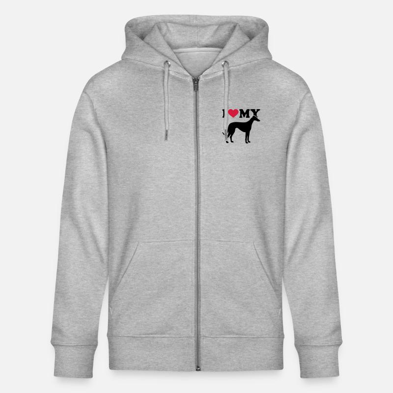 Whippet - Veste à capuche bio CULTIVATOR Stanley/Stella Unisexe - gris chiné