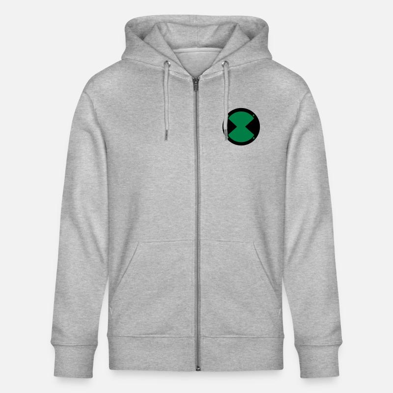 Sehen Ben Ten - Stanley/Stella Unisex Bio-Kapuzenjacke CULTIVATOR  - Grau meliert