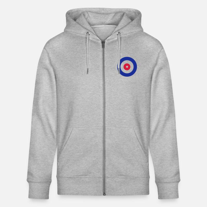 Curling - Stanley/Stella Unisex Bio-Kapuzenjacke CULTIVATOR  - Grau meliert