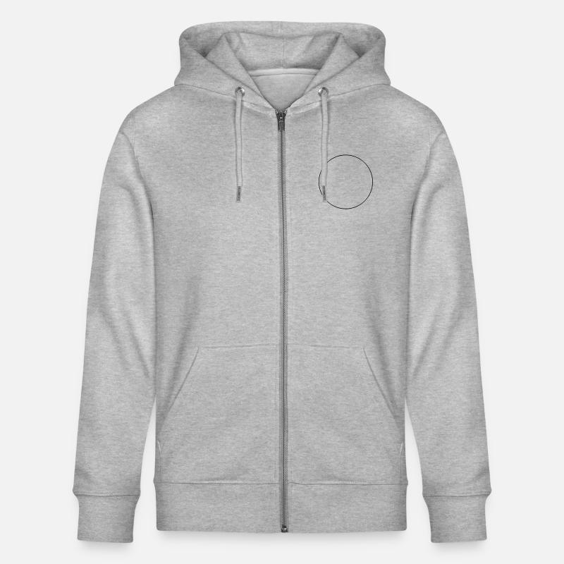 kreis - Stanley/Stella Unisex Bio-Kapuzenjacke CULTIVATOR  - Grau meliert
