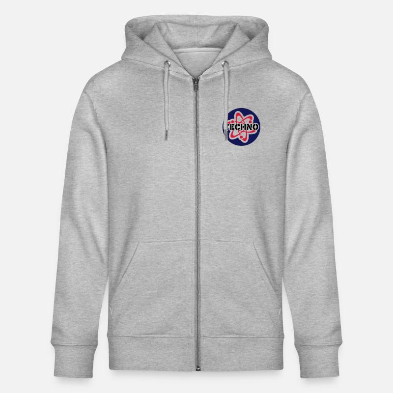 Techno__V006 - Veste à capuche bio CULTIVATOR Stanley/Stella Unisexe - gris chiné