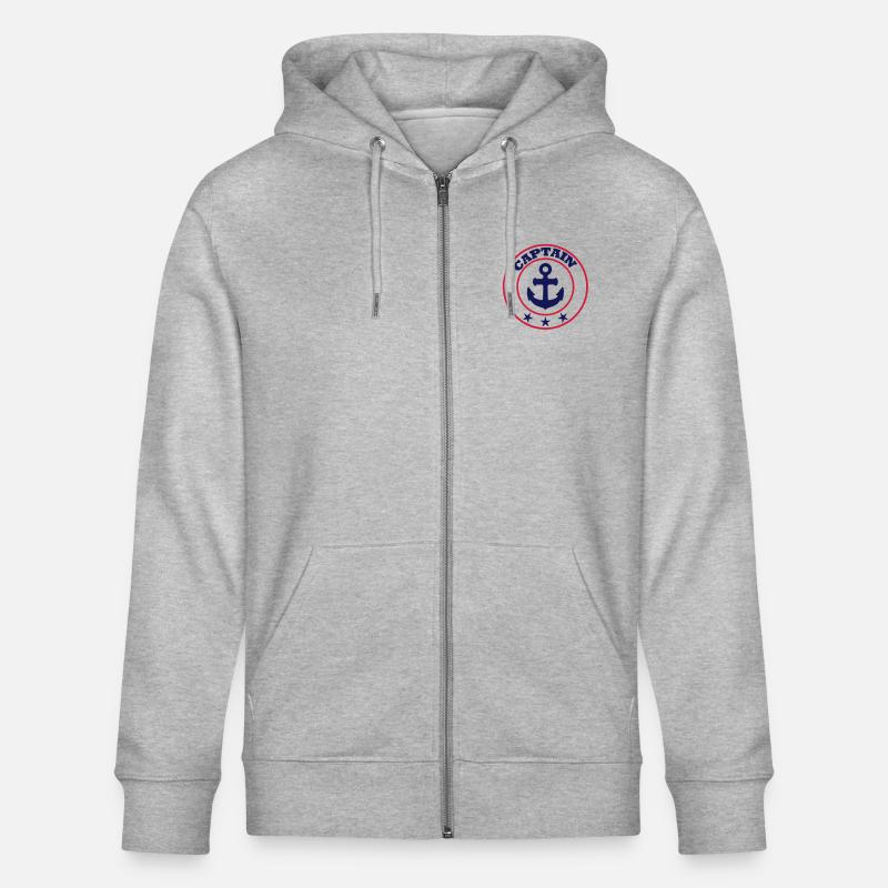 Captain - Veste à capuche bio CULTIVATOR Stanley/Stella Unisexe - gris chiné